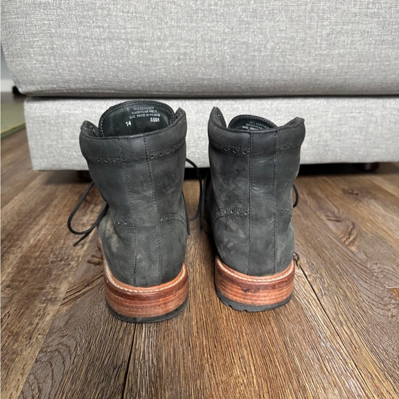 Wilcox Men’s Size 14 Oxford Style Lace Up Boots in Black - Picture 2 of 9